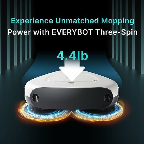 EVERYBOT Three-Spin Robot Mop