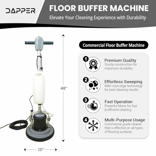 Dapper Supply 13" Floor Buffer