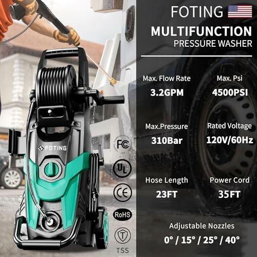 2025New Electric Pressure Power Washer