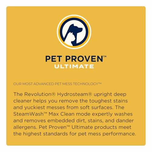 Advertisement for Pet Proven Ultimate cleaning product.