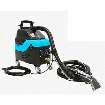 Portable carpet cleaner with hose and attachments